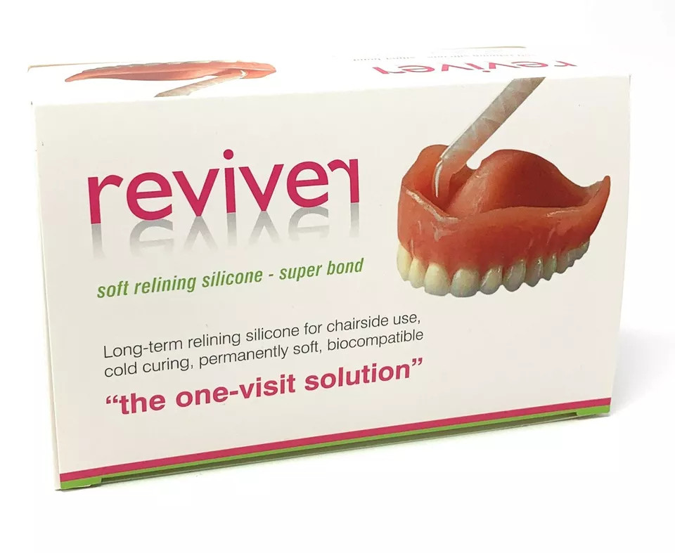 Reviver A-Silicone Denture Soft Relinng Material Dental Chair Side Use Free Ship