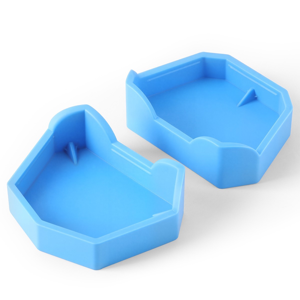 6pcs AZDENT Dental Lab Model Base Former Molds for Stone Tray Loading S, M, L
