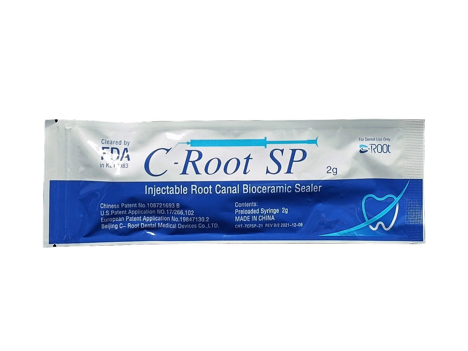 C-Root SP Injectable Root Canal Bioceramic Sealer 2g Syringe Buy 3 Get 1 Free
