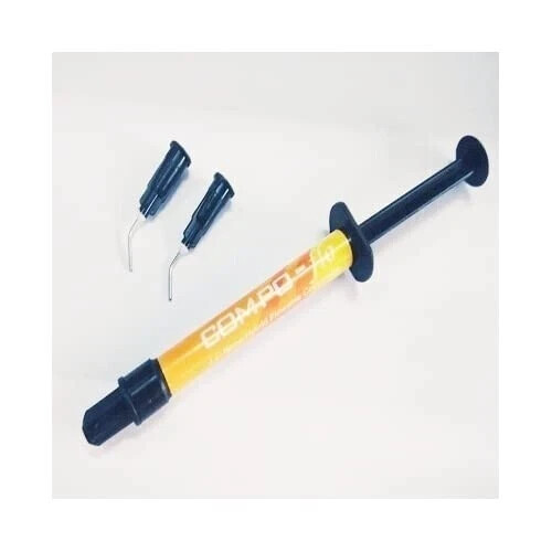 3 x D Tech Dental COMPO FLO LC Nano Hybrid Flowable Composite 4 x 2gm Kit