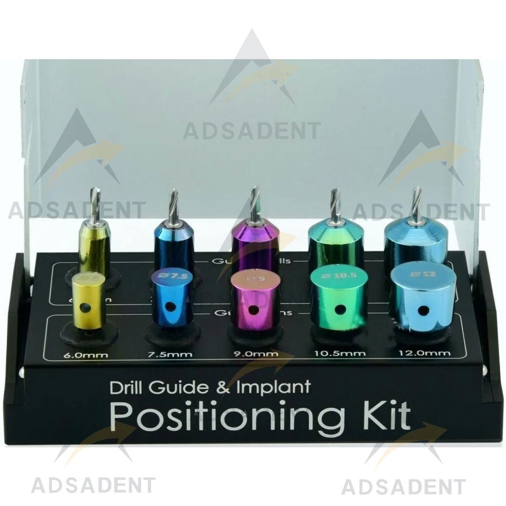 Dental Drill Guide and Implant Positioning Kit Titanium Guided Surgery Set Pins