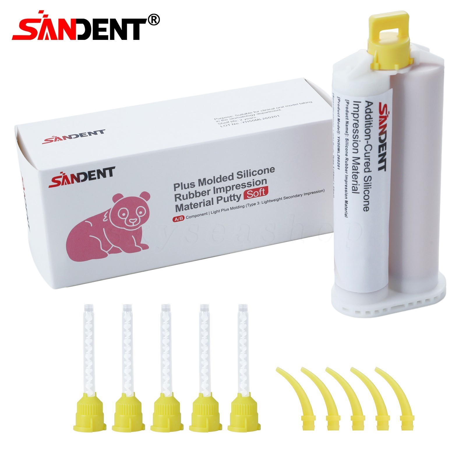 Dental LIGHT BODY FAST Set VPS PVS VPS Impression Material 50ML Cartridges