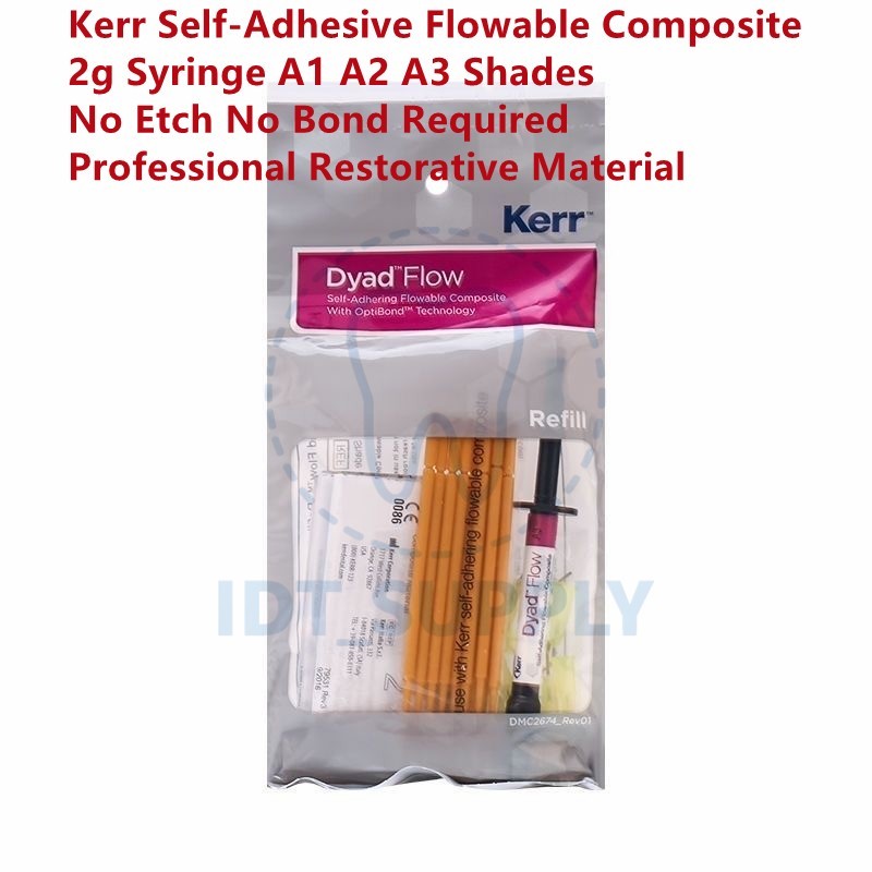 Kerr Self-Adhesive Flowable Composite Resin 2g A1 A2 A3 Pit Fissure Sealant