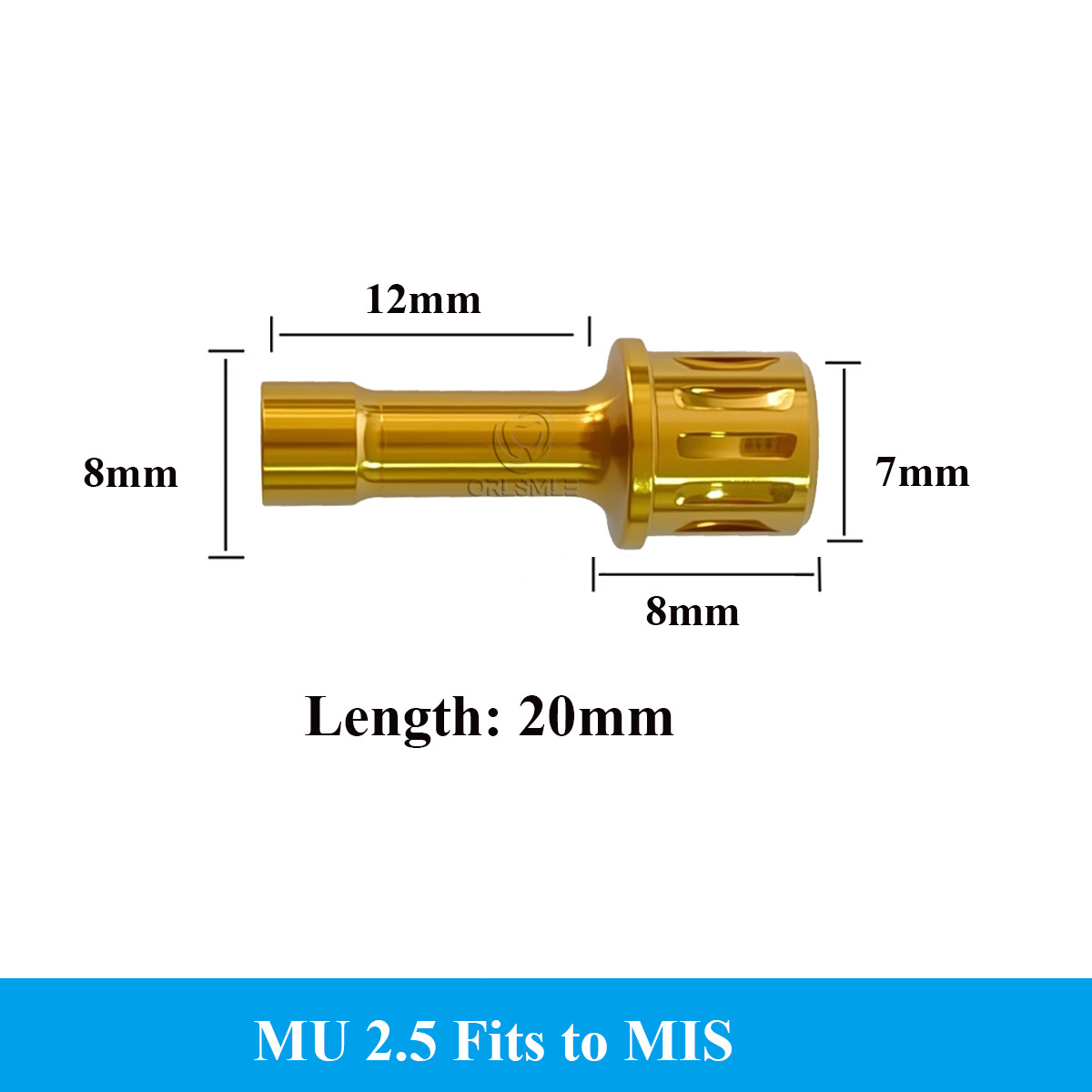 Dental Multi Unit Screwdriver Ratchet Key for MU Straight Abutment fit MIS