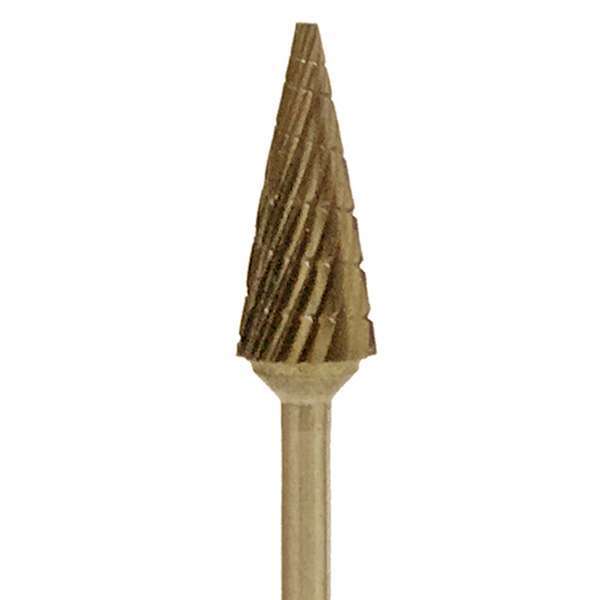 JSP HP #82T Gold Carbide Lab Bur, 1/Pk. TiN Coated