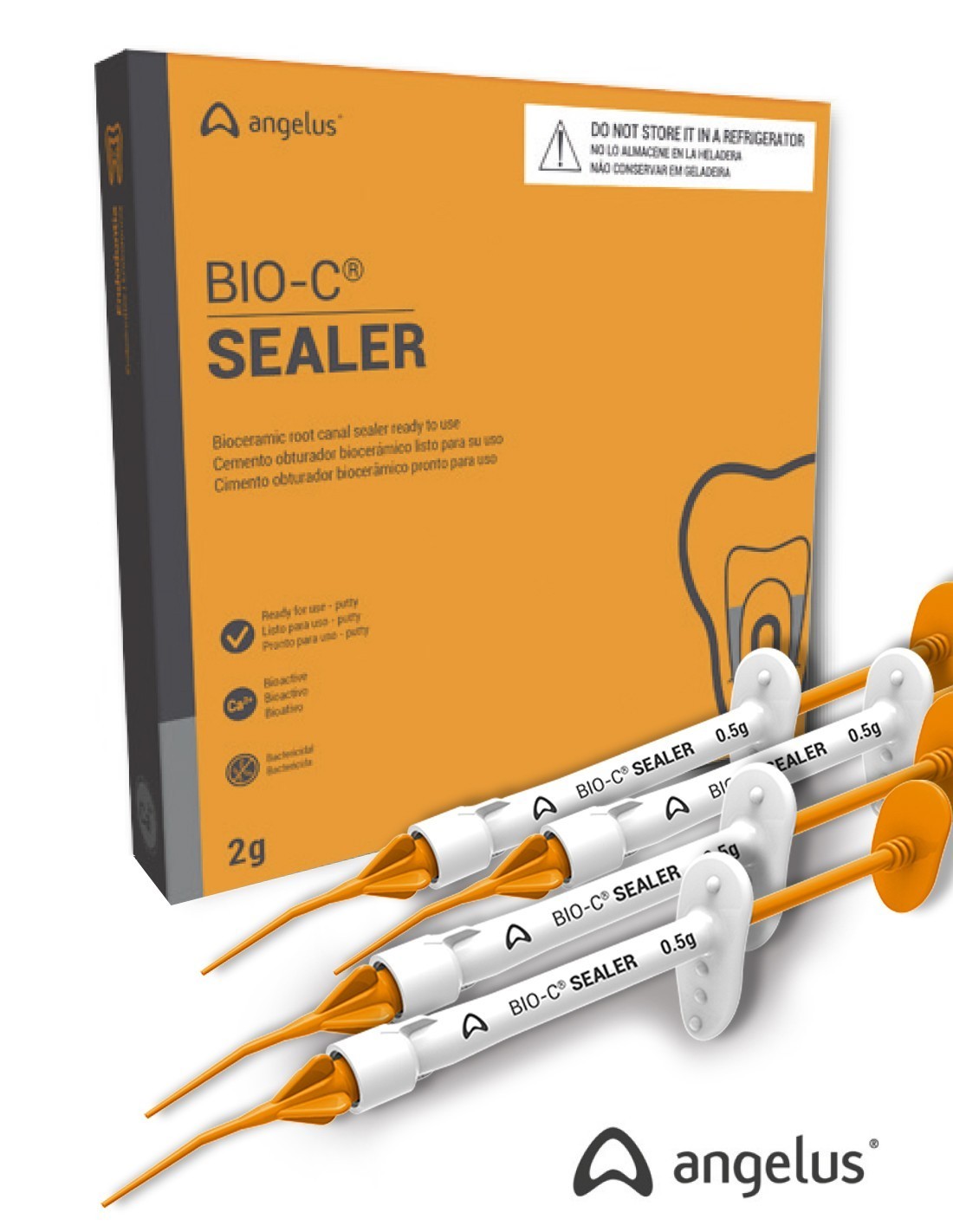 Angelus BIO C SEALER BIOCERAMIC ROOT CANAL SEALER 4 SYR 0.5g FAST