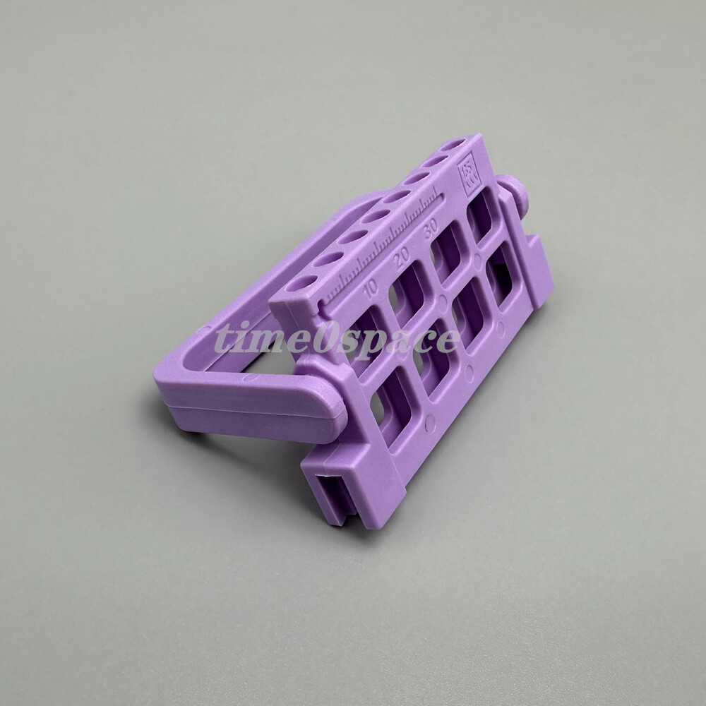 Dental Endo Files Block Holder Stand Autoclave Disinfection Box 8/16 Holes