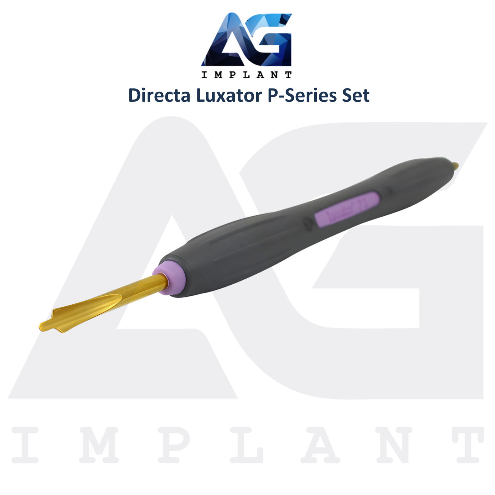 Dental Luxator P-Series Set Stainless Steel Lightweight Penholder Grip Design