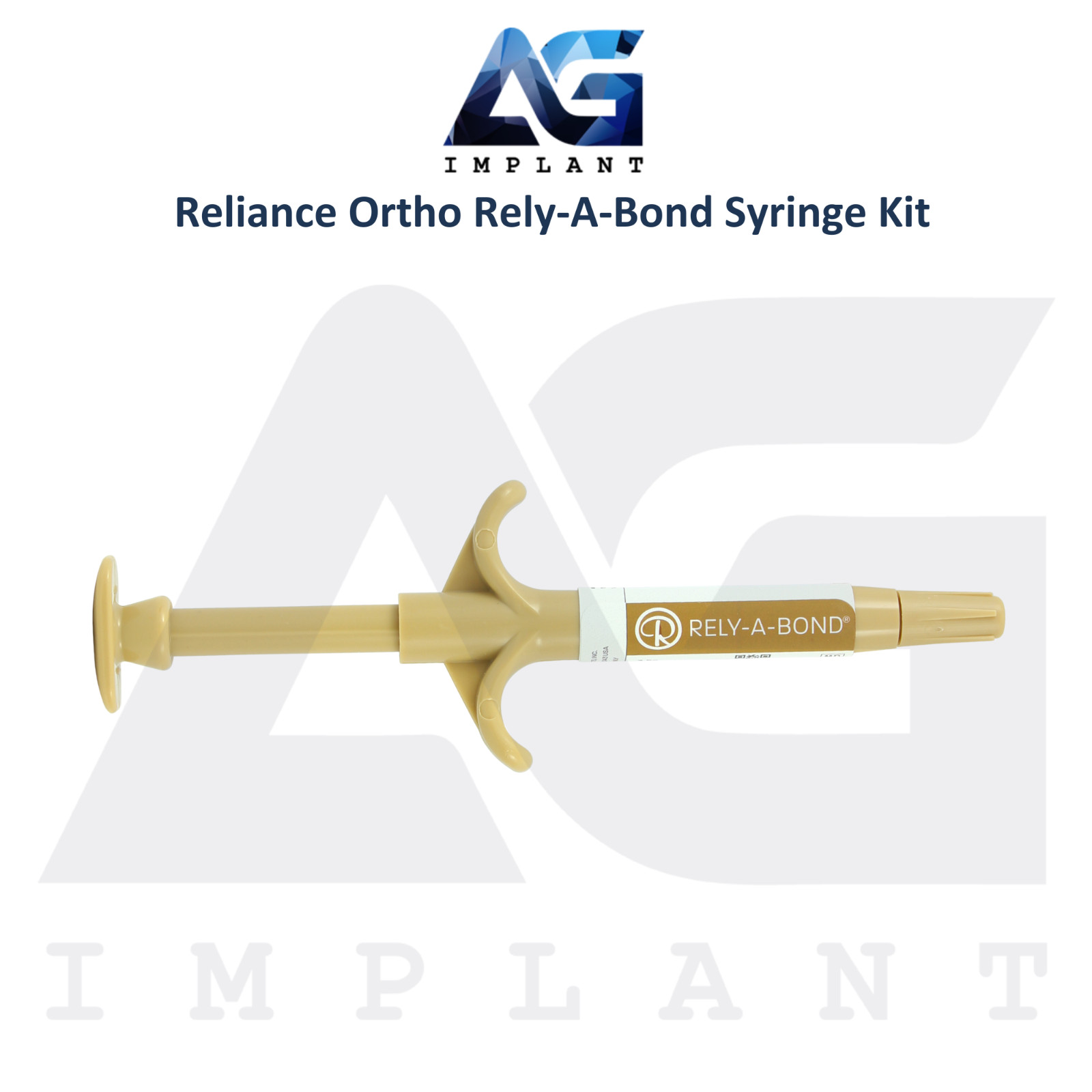 Dental Ortho Rely-A-Bond Kit Self Cure Bonding Brackets Adhesive Primer Lab