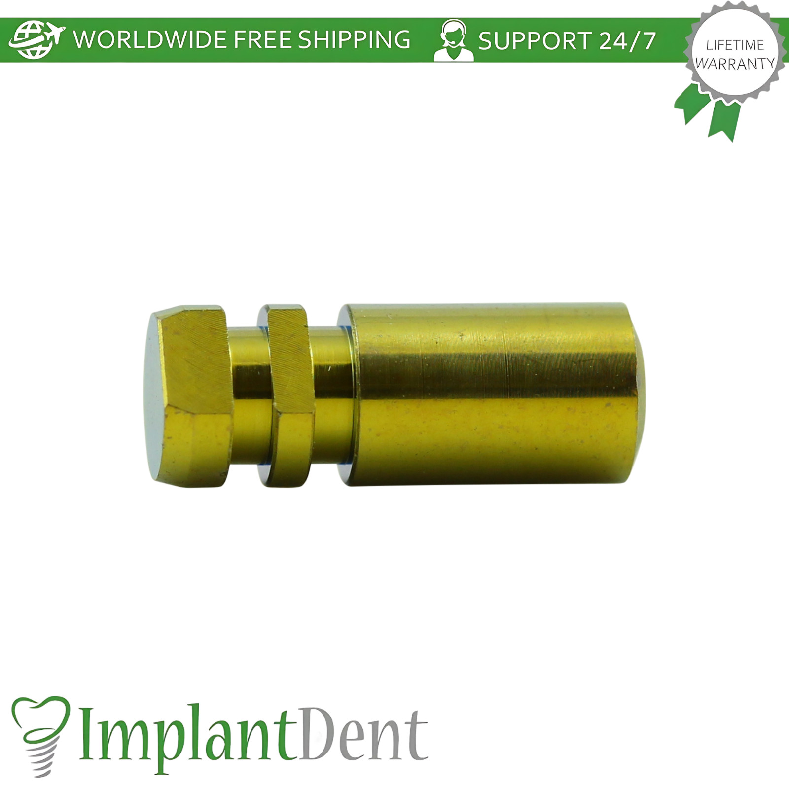 Ø6.5mm Dental Fixture Analog Wide Body WB Straumann BLX Compatible Replica