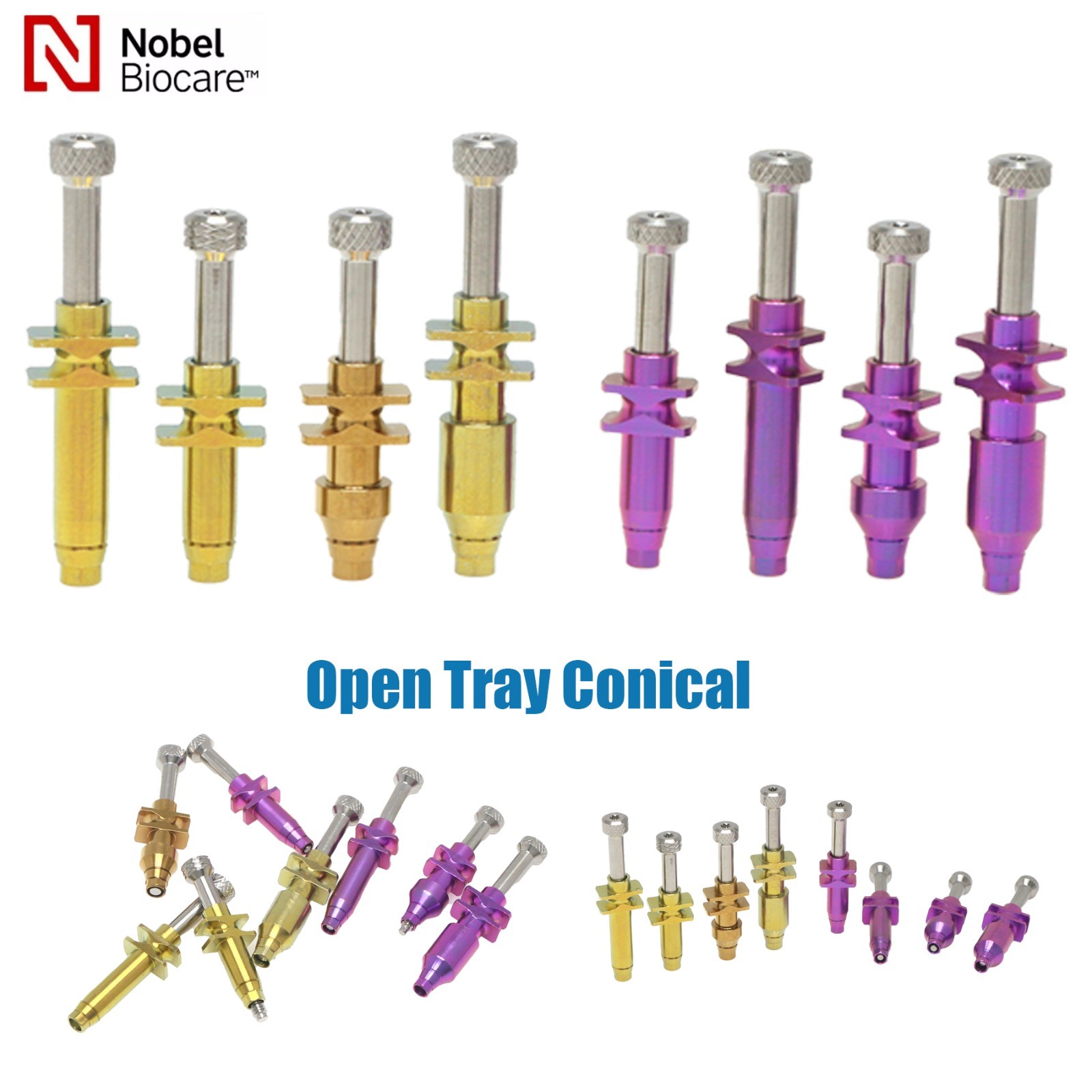 US For NobelActive Replace Internal Conical Open Tray Pick-Up Impression Coping