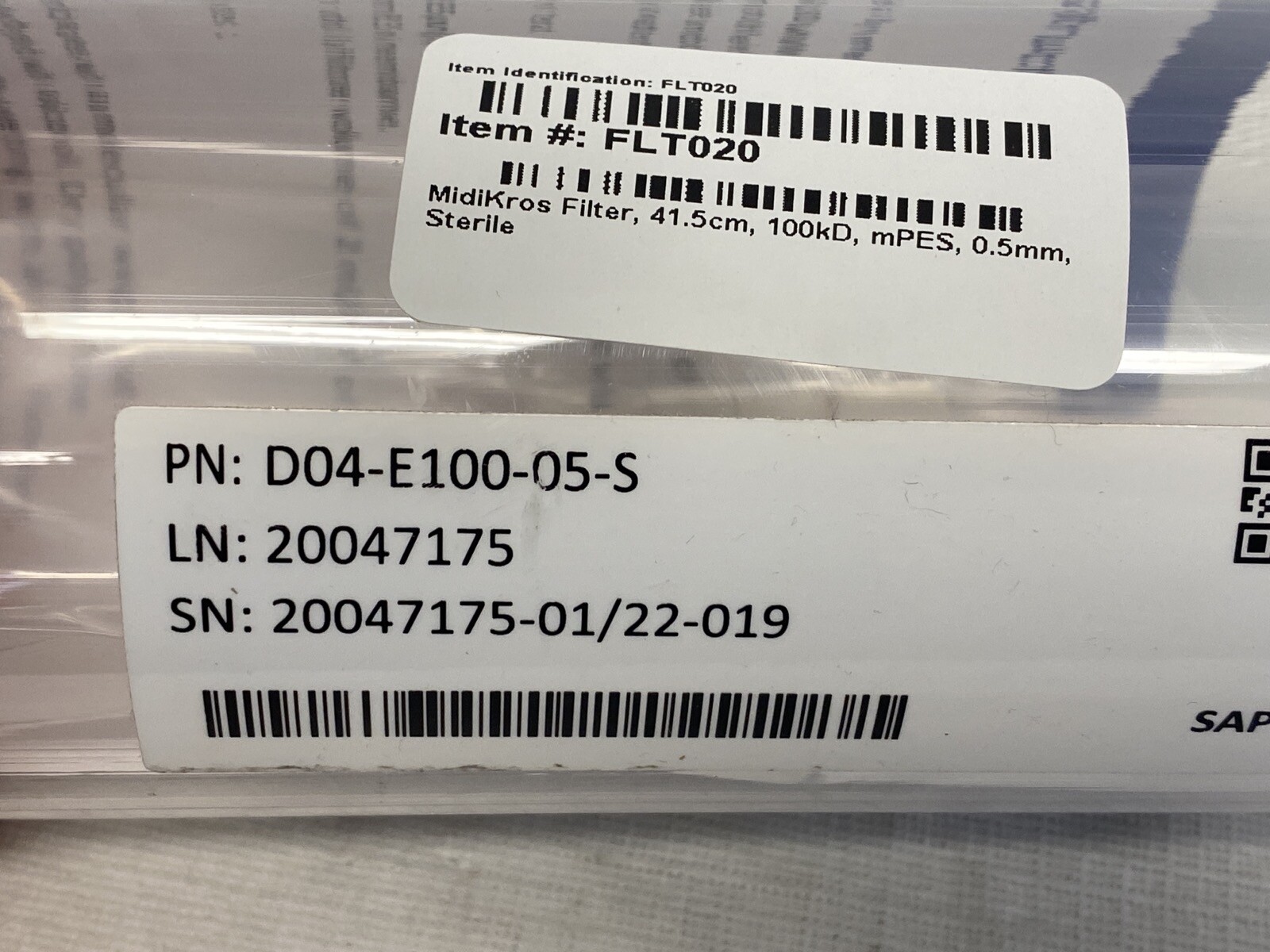REPLIGEN MidiKros Hollow Fiber Filter Module 41.5cm 100kD mPES D04-E100-05-S