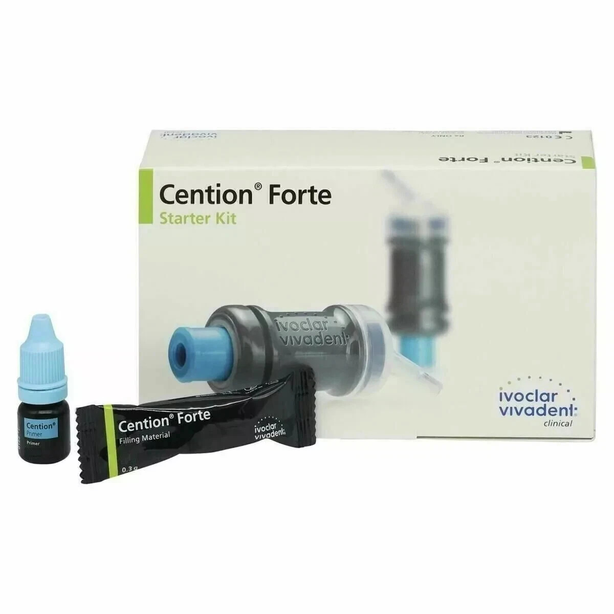 Ivoclar Vivadent Cention Forte Pack of 50 Capsules Exp 2025-05-11 Free II Ship