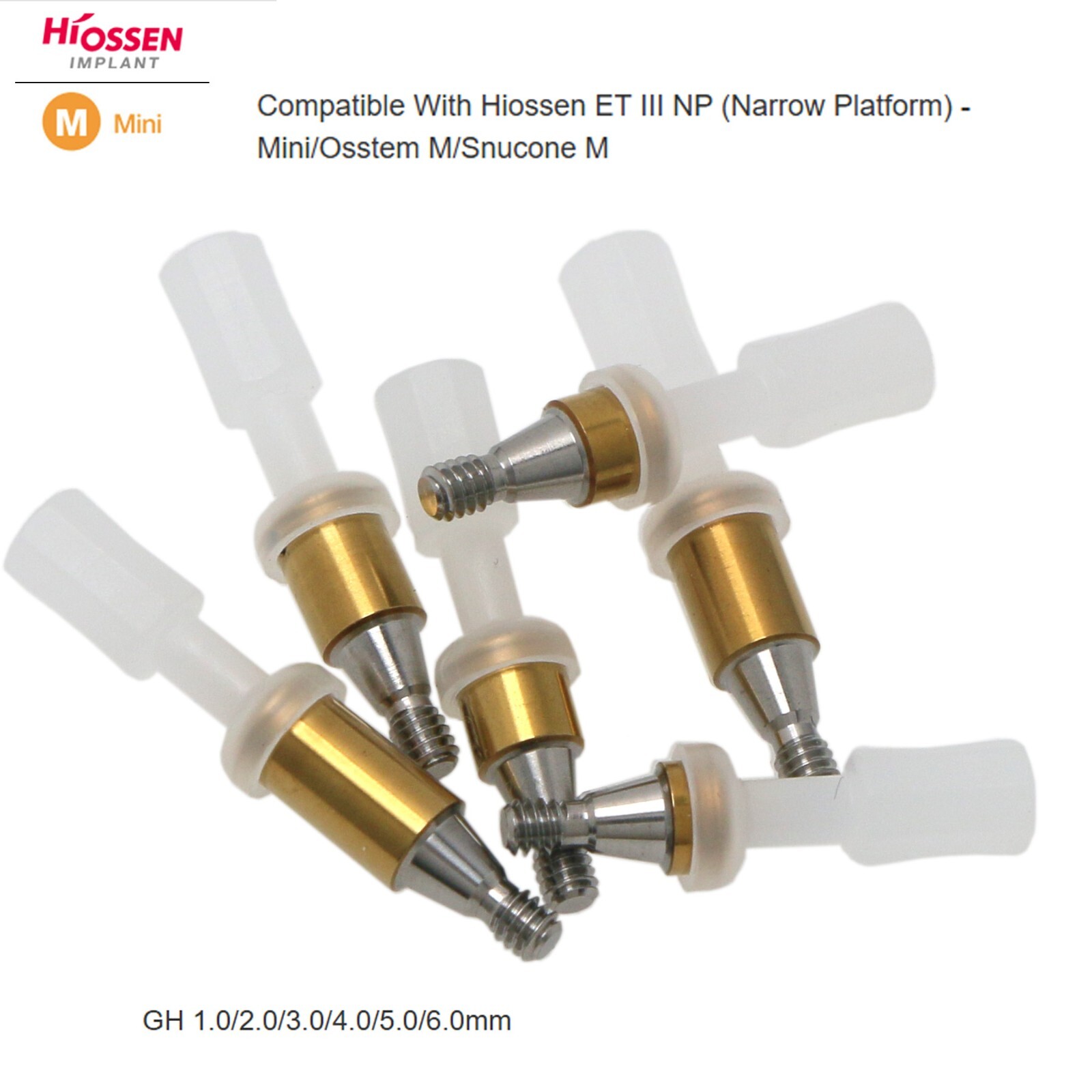 Hiossen Dental attachment overdenture Locator Abutment for Inter ET Mini/Regular