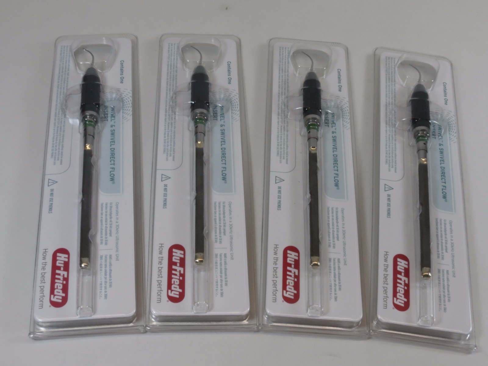 HU FRIEDY Swivel Direct Flow Insert #100 Thin Universal 30 kHz Kit /4 UI30SD100