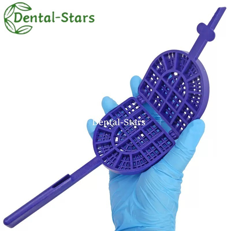 Dental Tooth Veneers Denture Washing Sieve Racket Porcelain Teeth Cleaning Tray