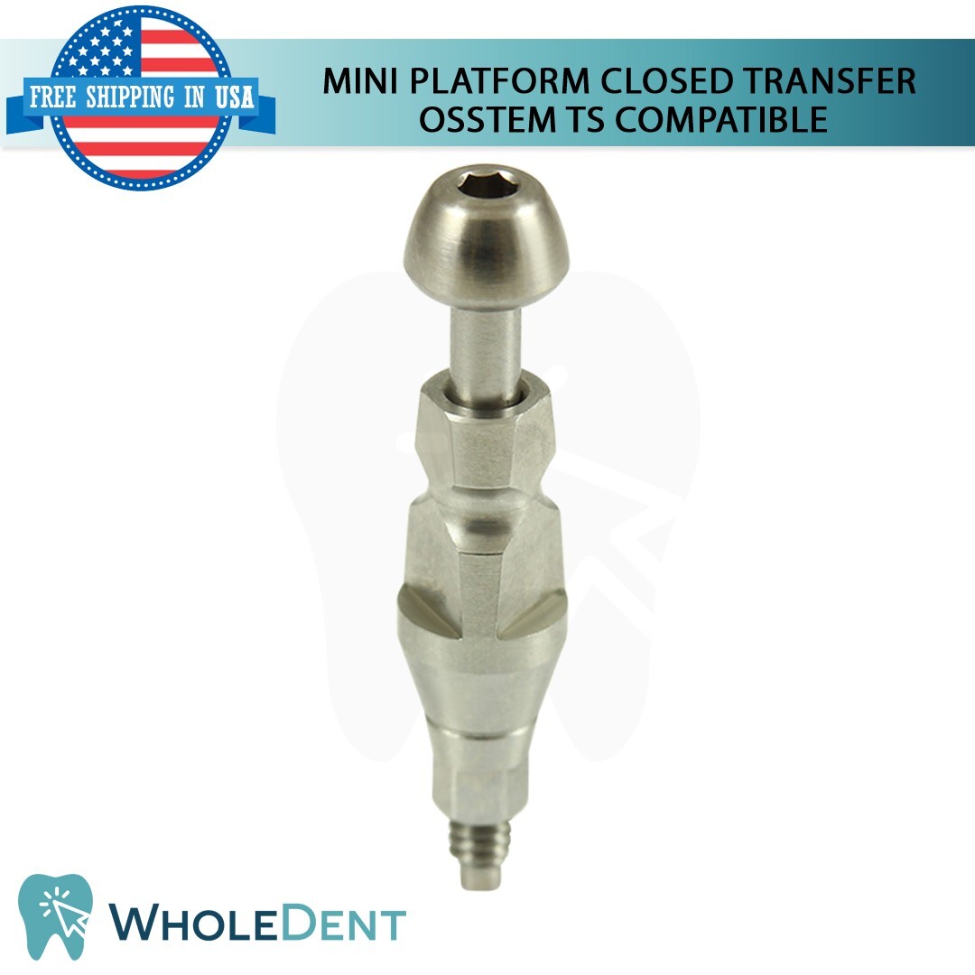 1X Mini Closed Transfer Dental 2.1mm Osstem® TS Hiossen® ET Compatible Hex