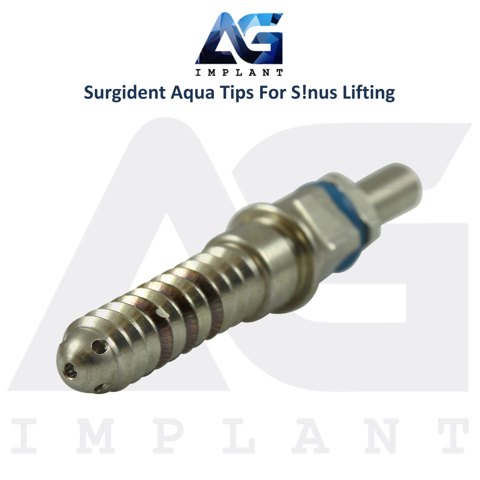 Aqua Tips Crestal S!nus Lifting Reusable Stainless Steel 5 Holes Dental Lab