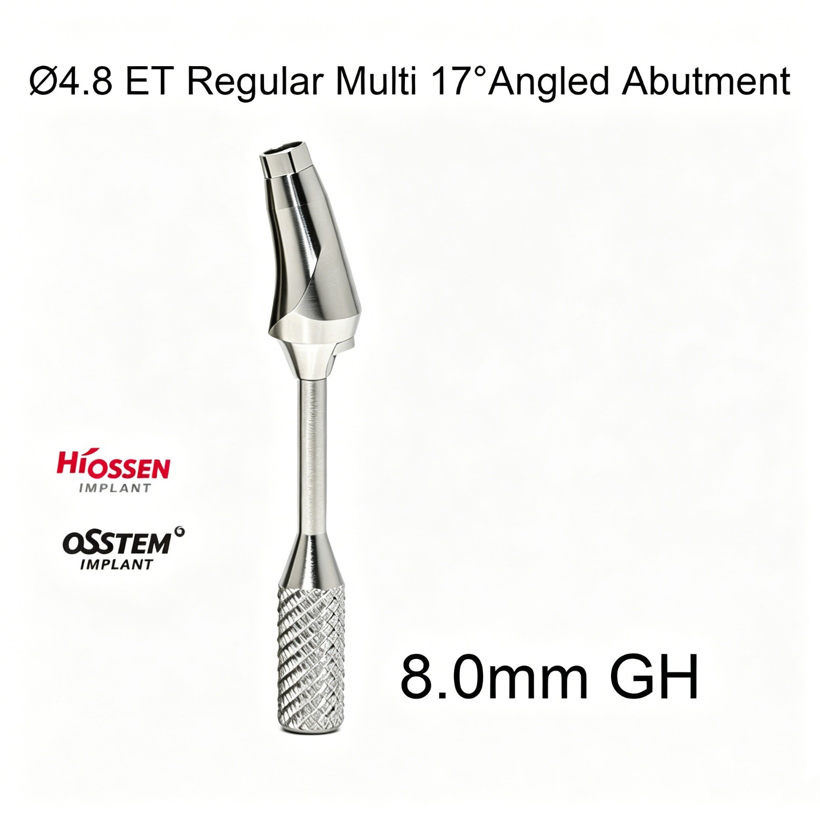 Dental 17° Angled Multi Unit Abutment 4.8mm MU for Hiossen Hex Standard Regular