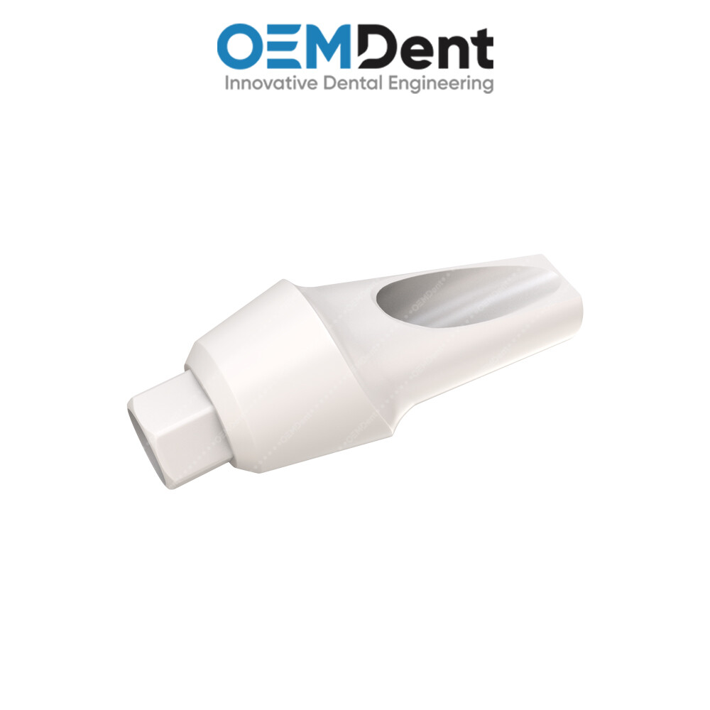 Peek Temporary Anatomic Angled Prosthetic 15° Paltop® Int Hex 2.42mm Compatible