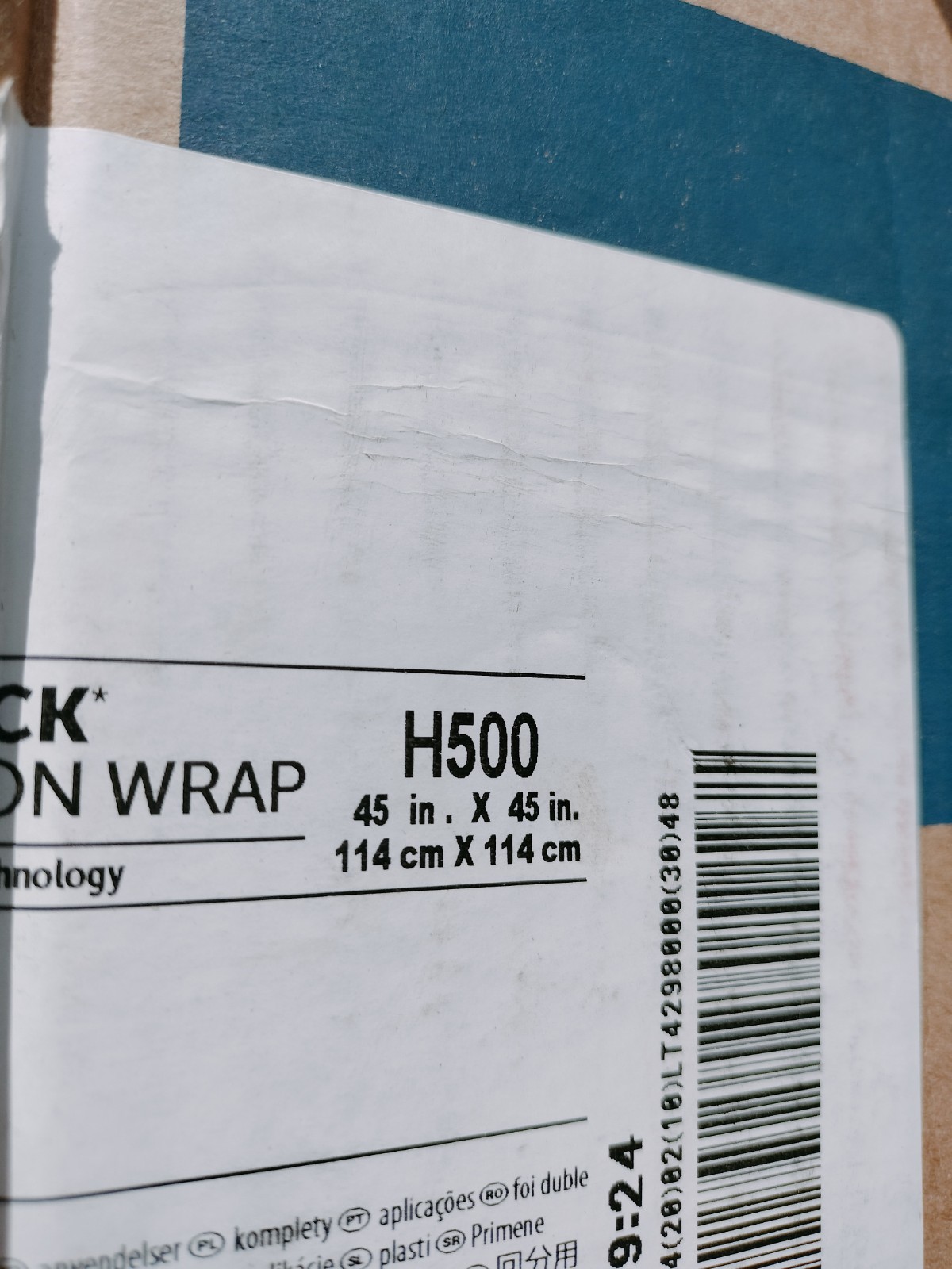 (48 Count) Halyard 34189 Quick Check Sterilization Wrap H500 Fabric, 45″ x 45″