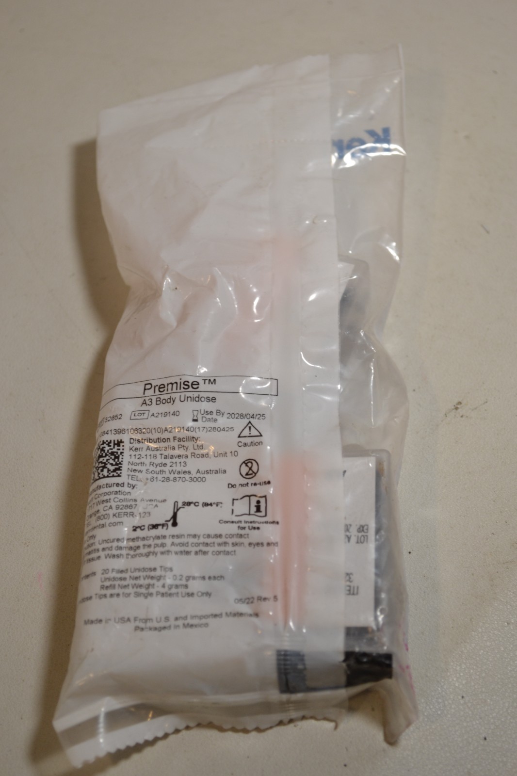 Kerr Premise A3 Body Unidose 32652 Exp 04/25/28