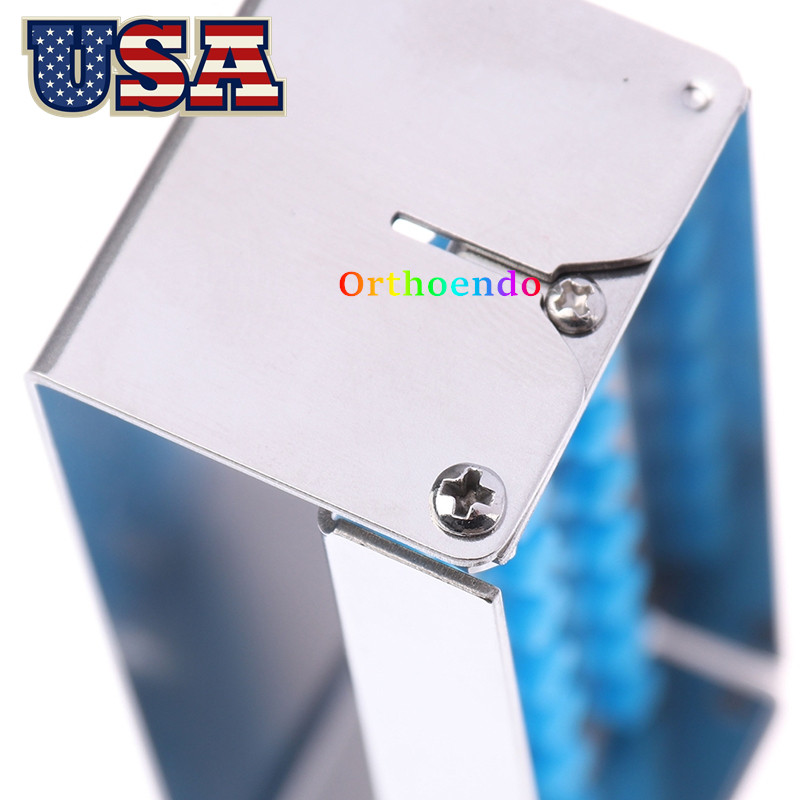 8/12/30Hole Dental Burs Disinfection Autoclave Stand Holder Block Case Steel USA