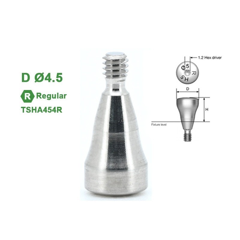 5Pcs Dental Healing Abutment Caps Regular Mini Platform Fits Oss Hiossen