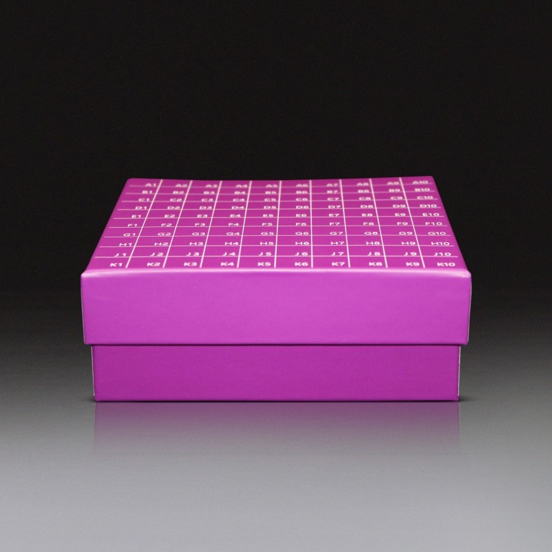 CellGrow Scientific 100 Place Storage Box Bulk Pack 5 rack/wrap 20 rack/bx Qty20