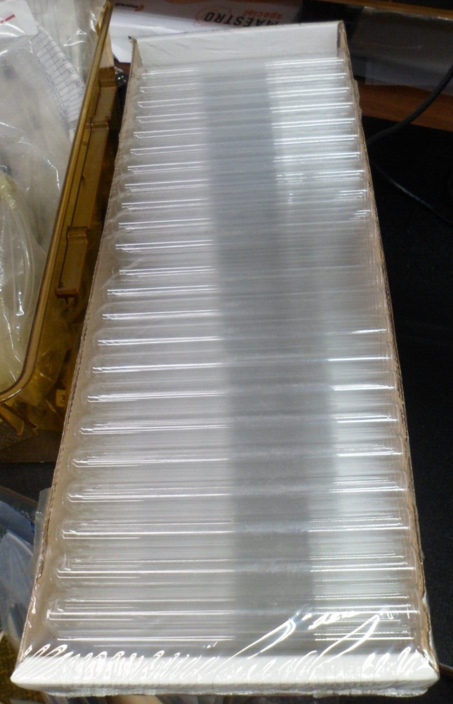 BOX OF 245 KIMBLE CHASE 60G166B 16x150mm DISPOSABLE GLASS CULTURE TUBES