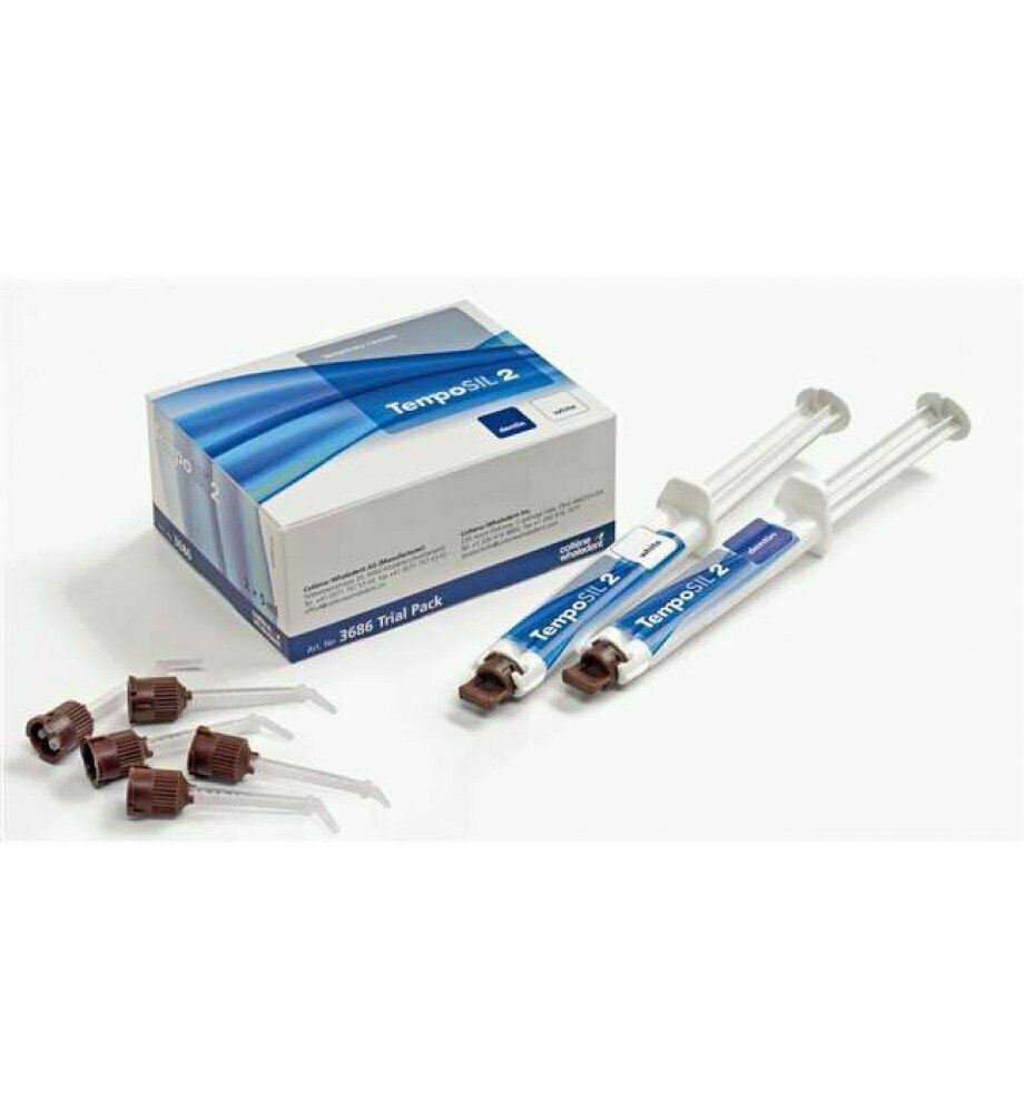 Coltene TempoSIL 2 Temporary A-Silicone-Cement Material Fast Setting Time