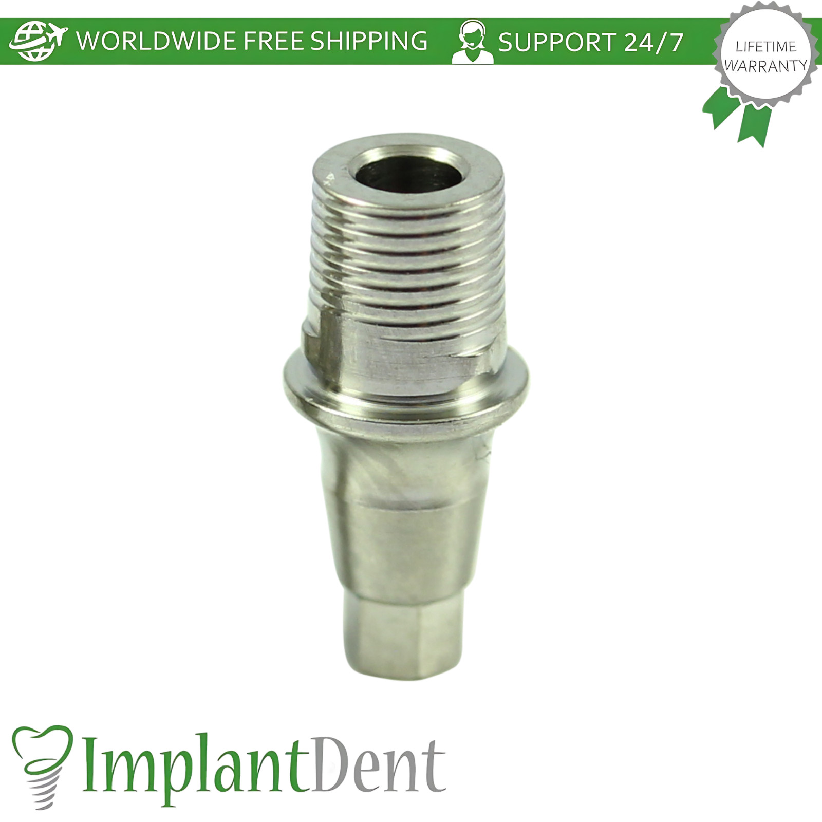 X5 Titanium Base Ø4.5mm Prosthetic Grand Morse Connection Neodent GM Compatible