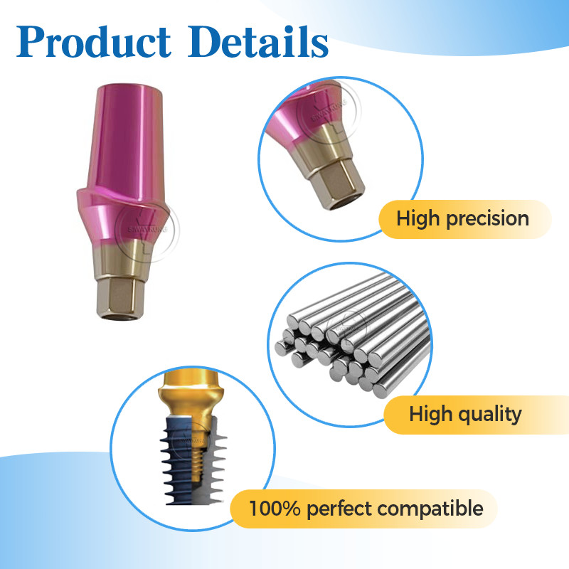 Dental Neodent GM compatible Anatomic Staight abutment D4.7/6.0