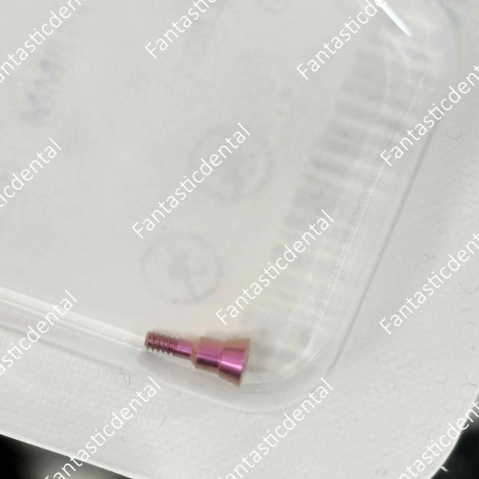 2 Pcs Dental RC Closure Screw Healing Cap Abutment Height 0mm 0.5mm