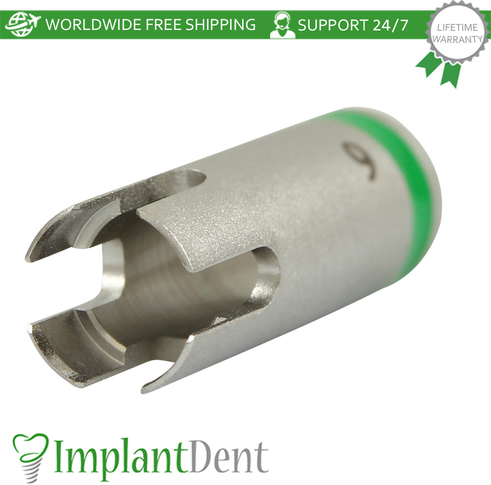 Dental Drill Stopper 3.65mm – Green Stainless Steel Dentistry Tool