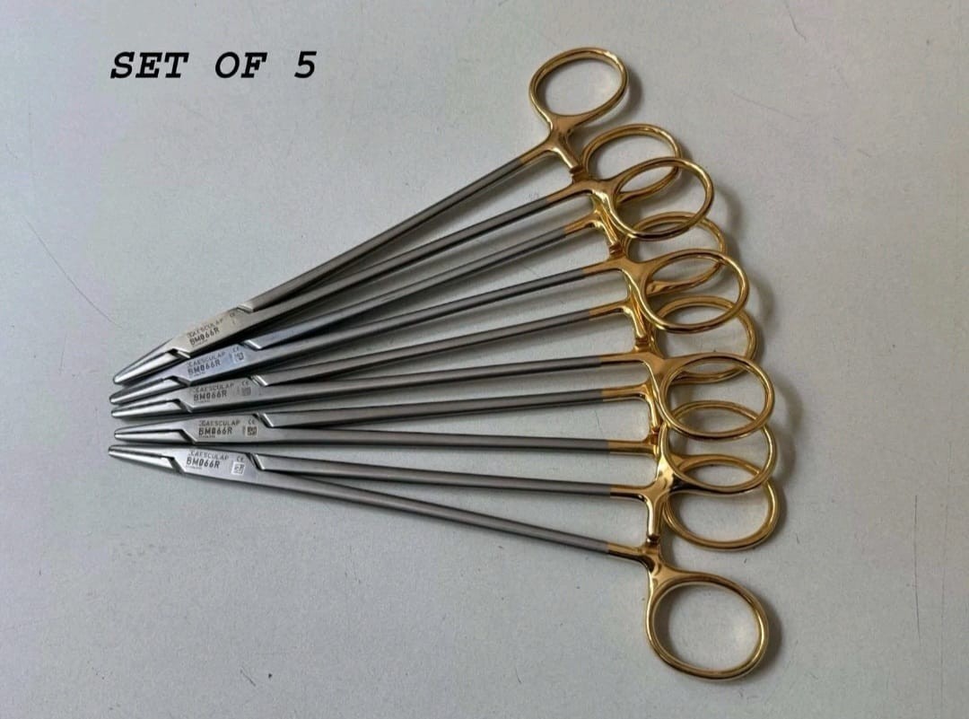 Hu-Friedy 10 Pcs Mirror and 5 Pcs Molt 9 Elevator and 5 Pcs Aesculap Mayo Hegar