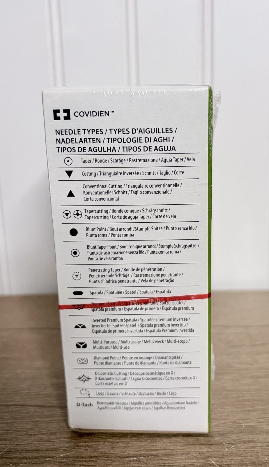 Covidien MONOSOF Nylon Suture Spatula 10-0 Black 6″ Needle SE-160-8 N2766K 12/pk