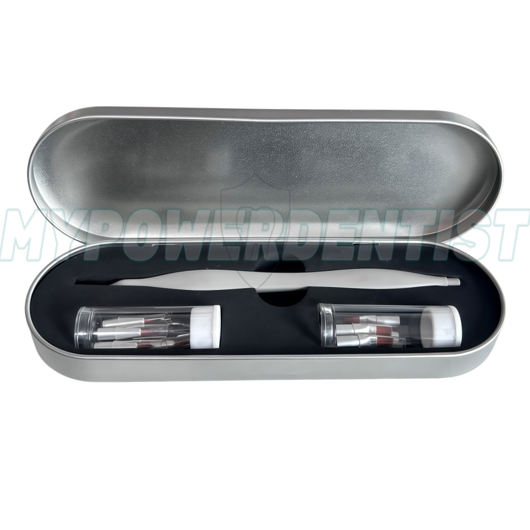 Dental Resin Brush Pen Mini Micro Replaceable Brushes Head Straight/Curved