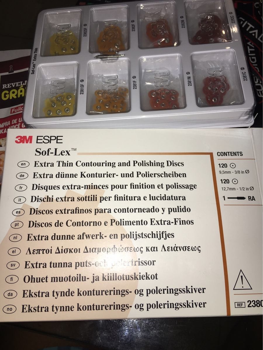 Dental 3M ESPE Sof Lex Soflex Contouring Polishing 240 Discs Kit 2380 (Free Ship