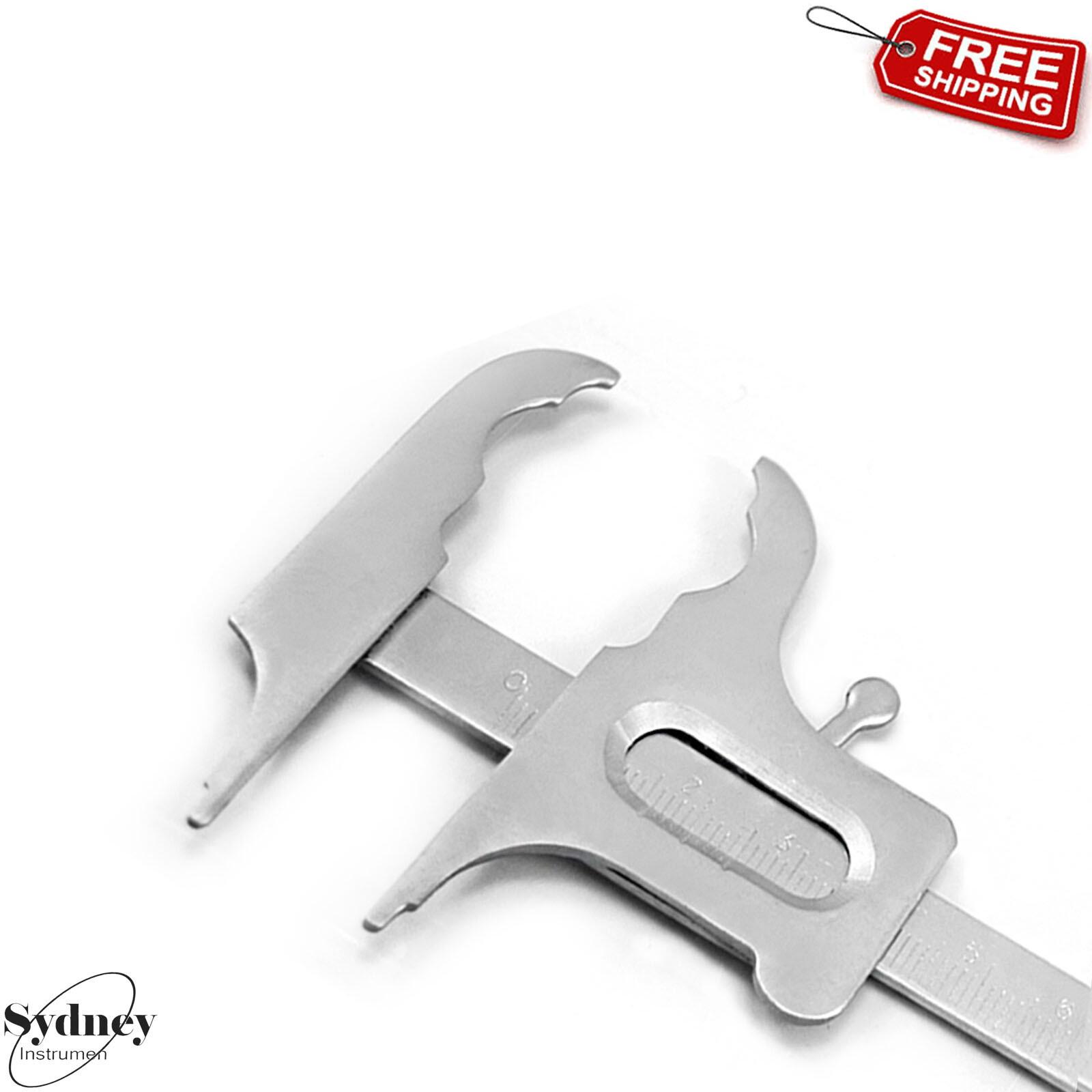 Dental Boley Gauge Caliper Sliding Measuring Dentist Lab Instruments