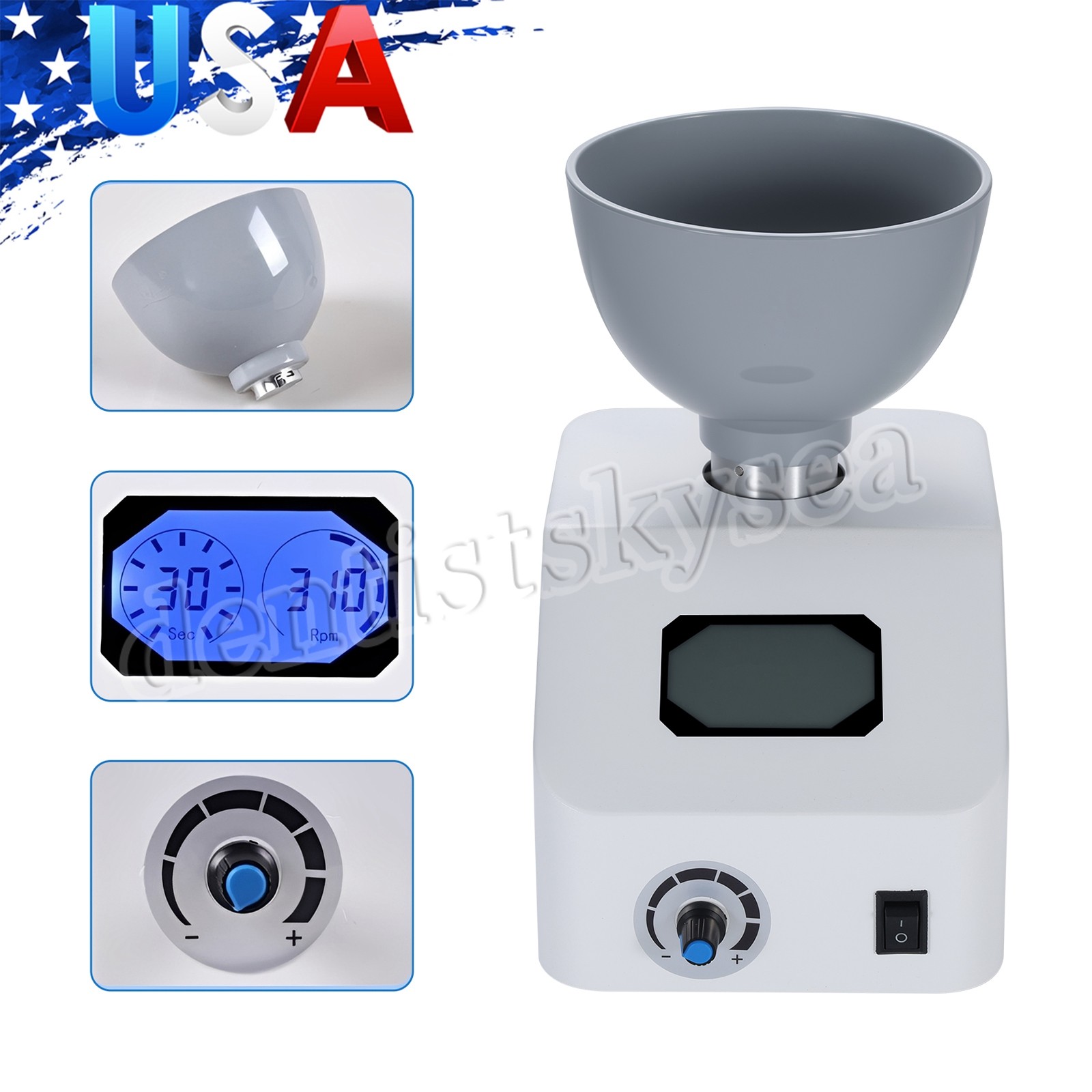 DENTAL LAB DIE STONE IMPRESSION MATERIAL ALGINATE MIXER 110V or 220V