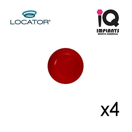 Replacement Male Retention Inserts Caps – Extended Range, Low Retention, Red (4-