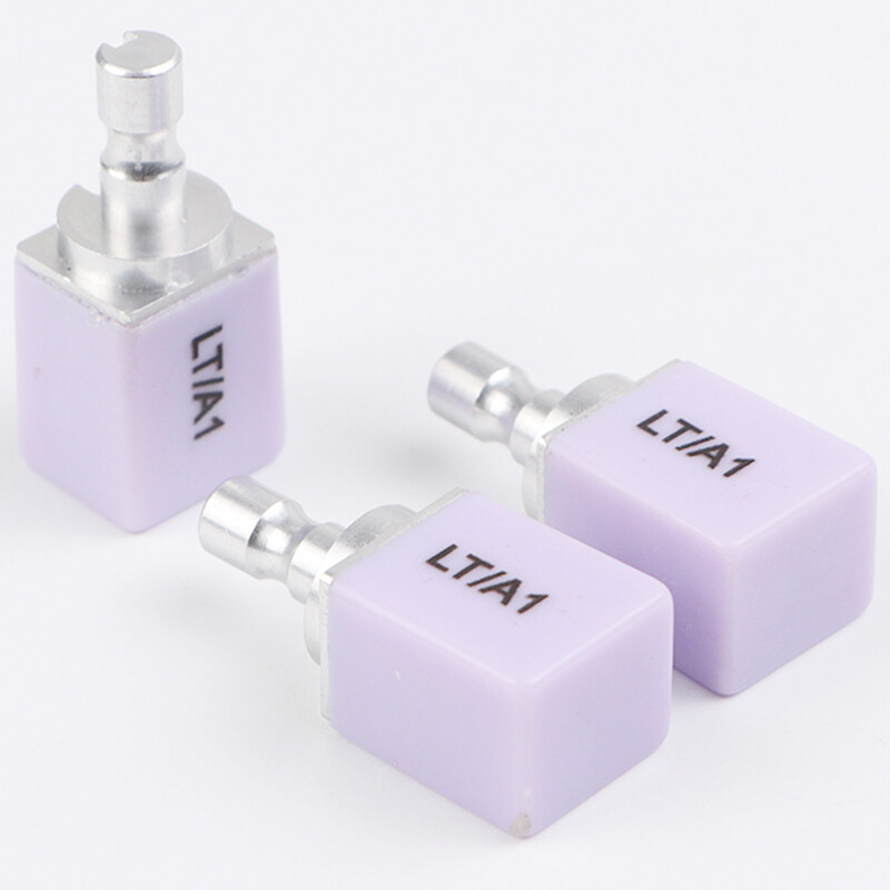 5Pcs Dental Glass Ceramic Lithium Dislicate Blocks for Sirona Cerec Emax CAD/CAM