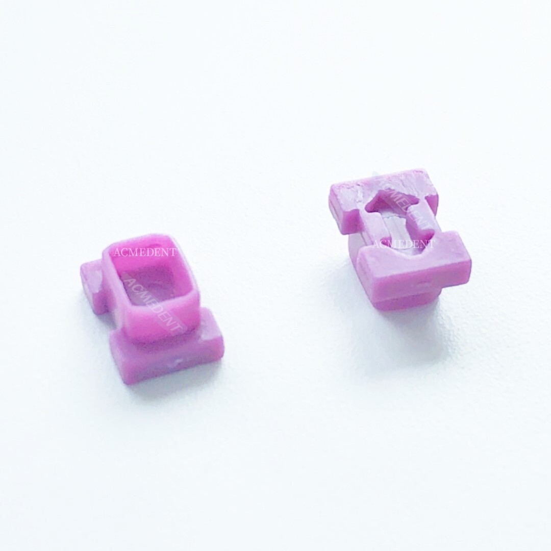 20Pcs Dental ITI Snap Caps Closed Tray RC Impression Coping Fit Straumann Purple