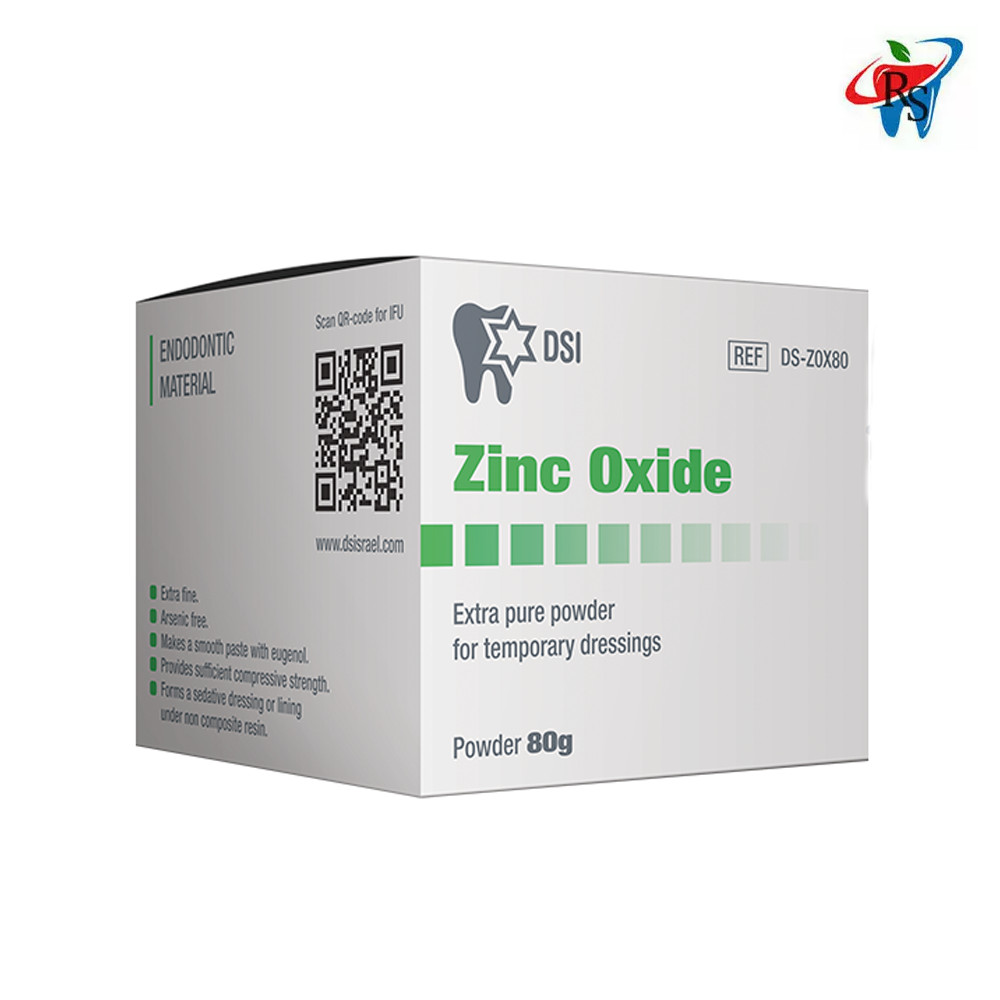 Dental DSI Zinc Ox!de Powder Dental Fine Pure Temporary Dressing Canal Filling