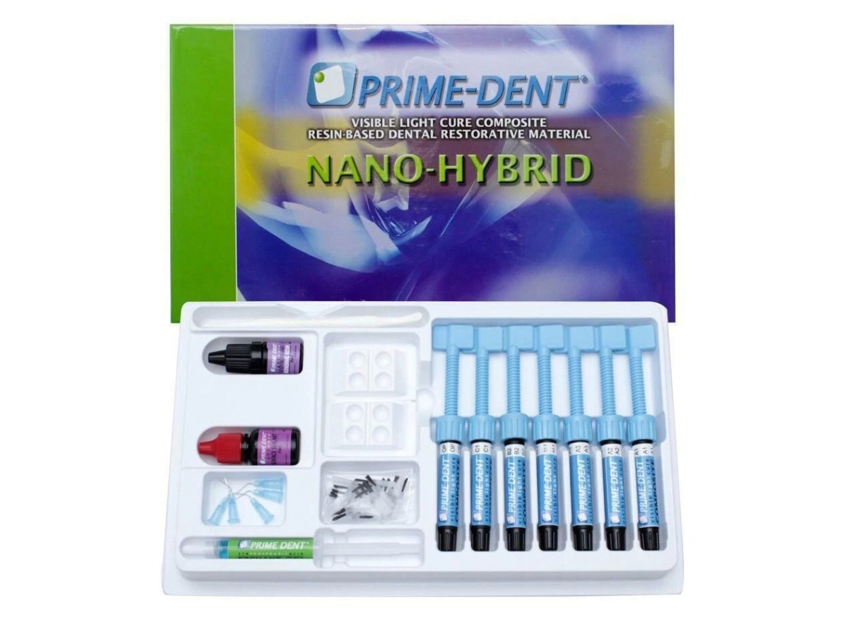 Prime Dental 001-610 Prime-Dent Nano-Hybrid Composite Syringes 7/Pk