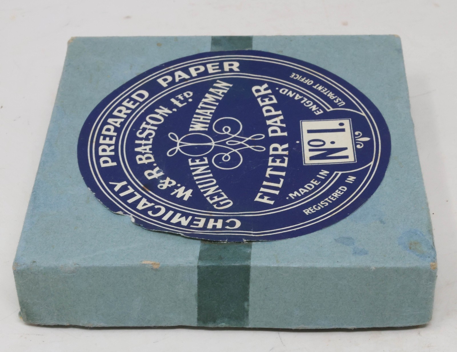 Vintage W. & R. Balston Genuine No. 1 Filter Paper Lab Supplies Genuine Whatman