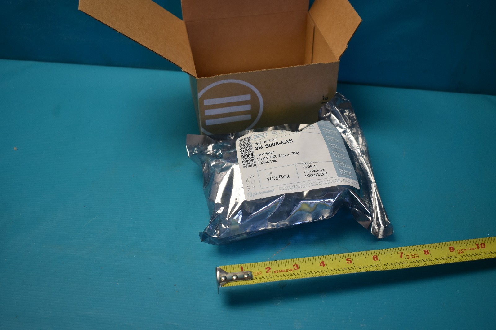 NEW STRATA PHENOMENEX 8B-S008-EAK 100/BOX