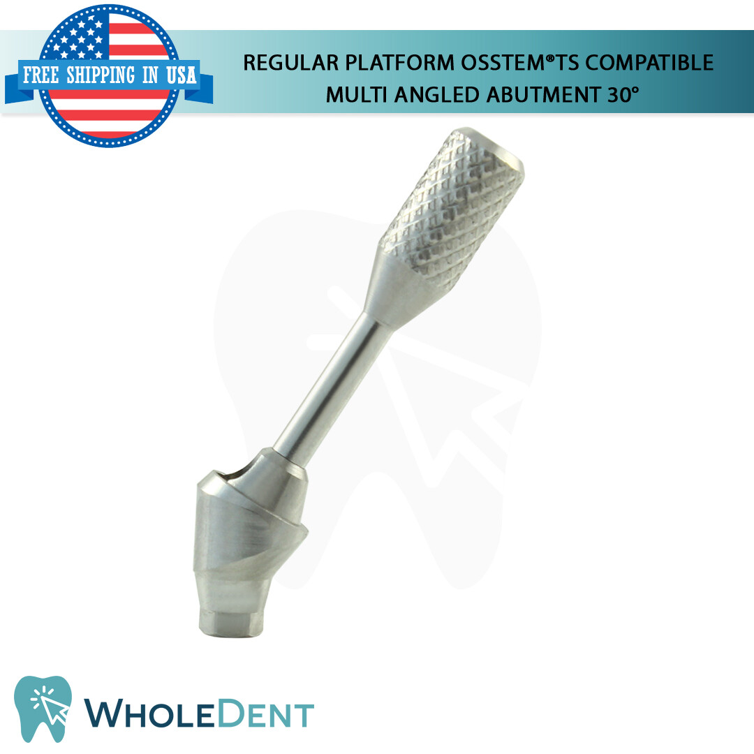 1X Dental Osstem® TS Compatible Regular Platform Multi Angulated Abutment 30°