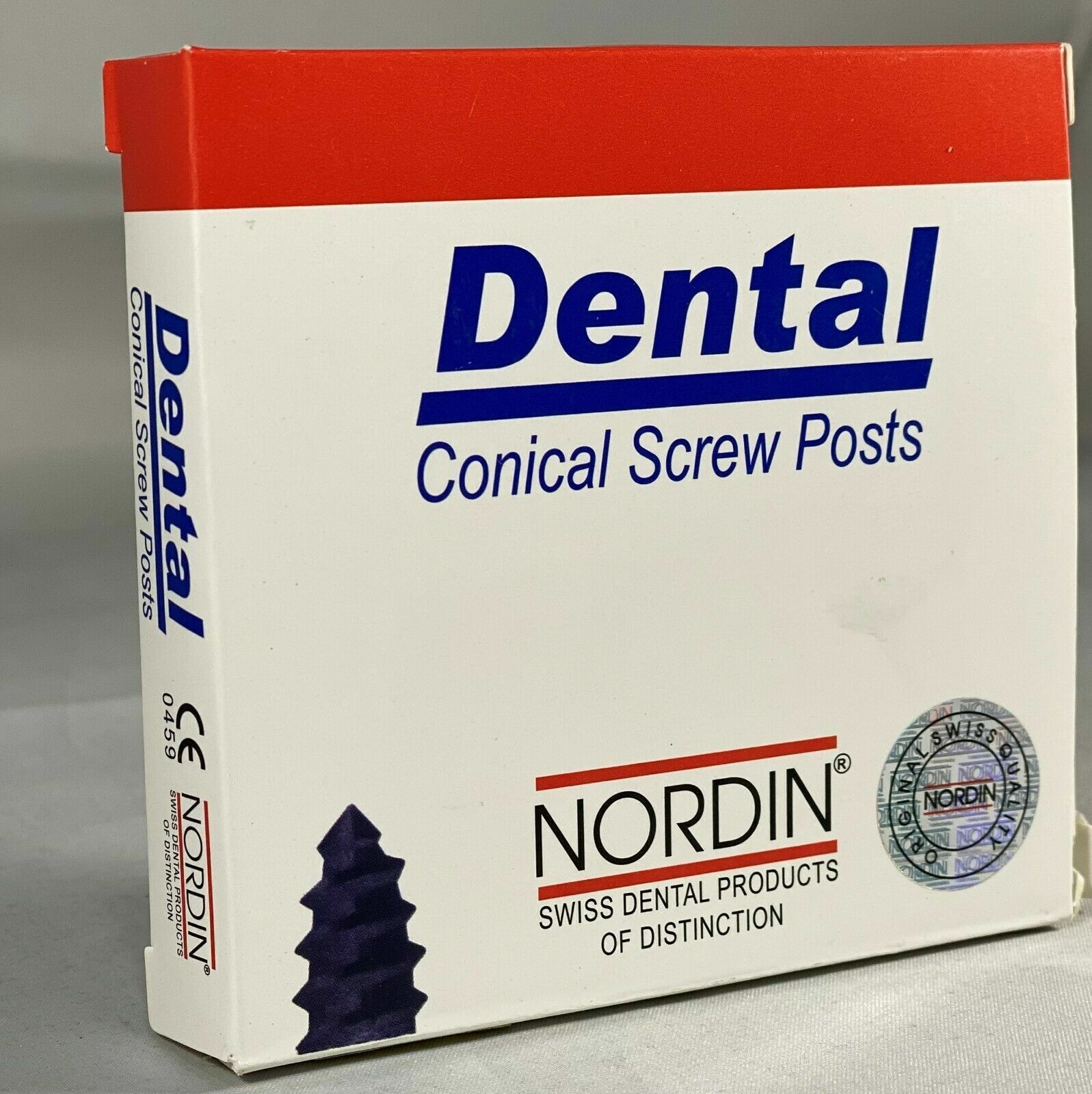 Nordin Dental Gold screw post Assortment 240 pcs+ 4 keys Kit Made in Switzerland
